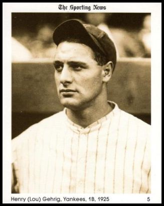 5 Lou Gehrig